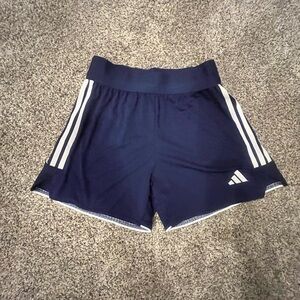 Adidas Women's Dark Blue Athletic Shorts